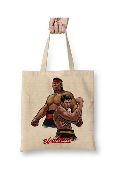 Baskı Dükkanı Υφασμάτινη τσάντα Bloodsport με μακριά λαβή
