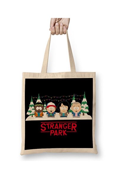 Baskı Dükkanı حقيبة حمل من Stranger Things Stranger Park بمقبض طويل