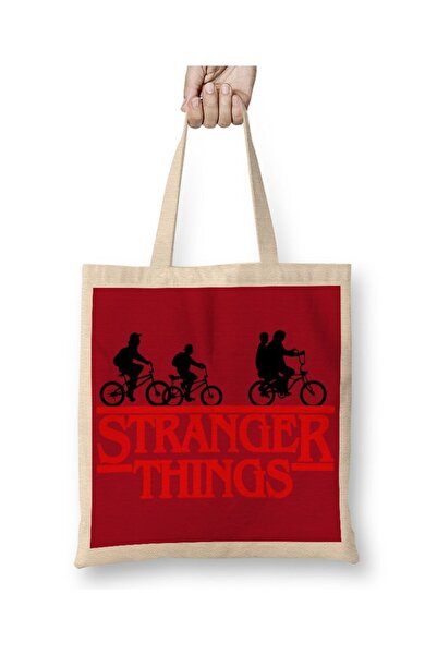 Baskı Dükkanı Stranger Things 02 Tkanina Torba Duga Sa ručkom