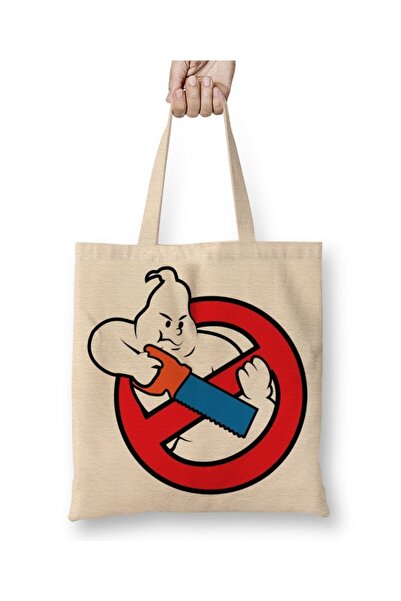 Baskı Dükkanı Ghostbusters Bustin Out Cloth Torba Long Sa ručkom