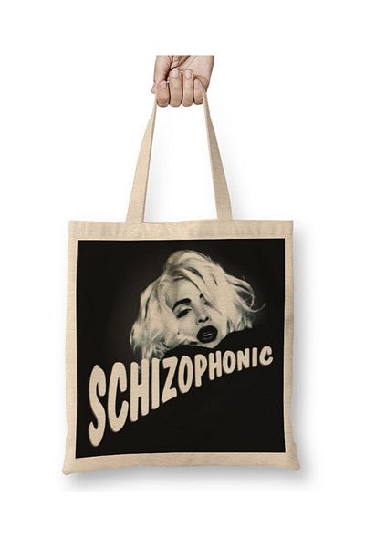 Baskı Dükkanı Nuno Schizophonic υφασμάτινη τσάντα με μακριά λαβή