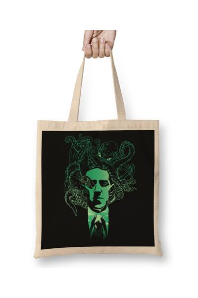 Baskı Dükkanı Cthulhu noćna tkanina Torba duga Sa ručkom
