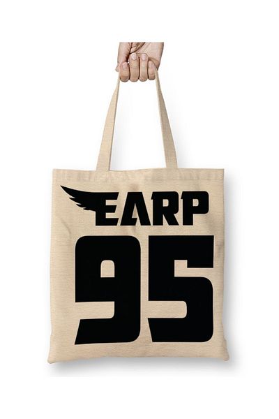 Baskı Dükkanı Υφασμάτινη τσάντα Earp 95 με μακριά λαβή
