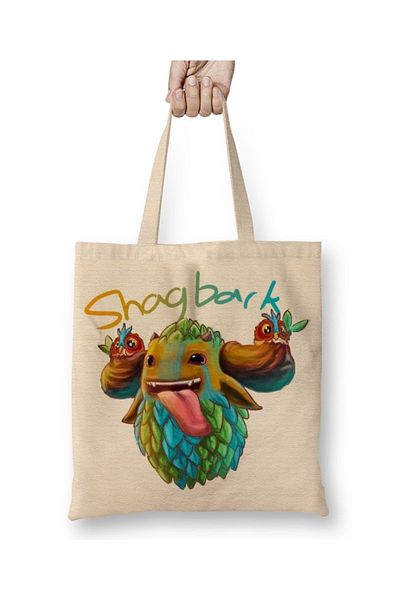 Baskı Dükkanı Υφασμάτινη τσάντα Shagbark με μακριά λαβή