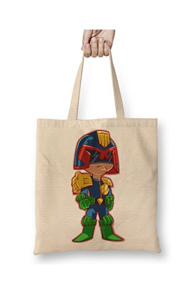 Baskı Dükkanı Sudija Dred, tkanina Torba duga Sa ručkom