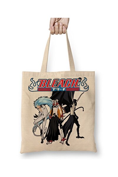 Baskı Dükkanı Anime Bleach Ichigo Ulquiorra Grimmjow Anime odeća Torba duga S...