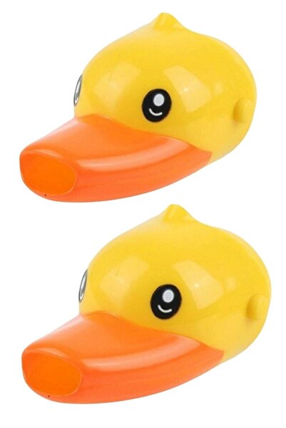 Buffer ® 2 Adet Çocuklar Için Eğitici Güvenli Musluk Uzatıcı Genişletici Başlık Aparatı Ördek Figürlü