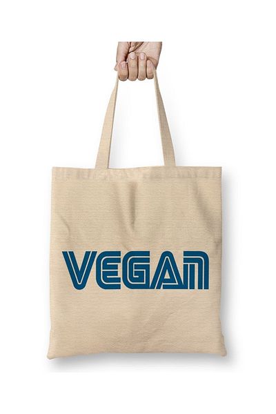 Baskı Dükkanı Vegan Money Gamers υφασμάτινη τσάντα με μακριά λαβή
