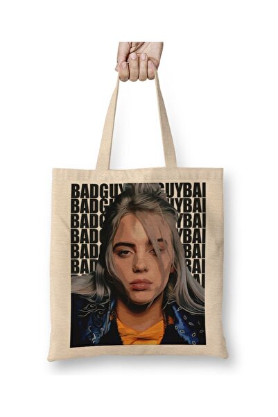 Baskı Dükkanı Billie Eilish 03 Tkanina Torba Duga Sa ručkom