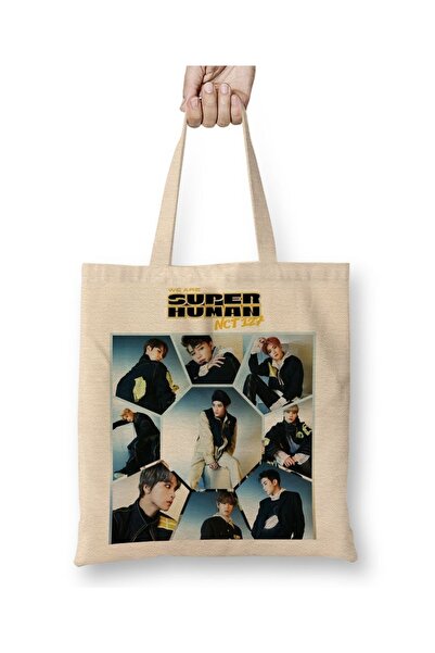 Baskı Dükkanı Nct 127 Superhuman 04 Tkanina Torba Duga Sa ručkom