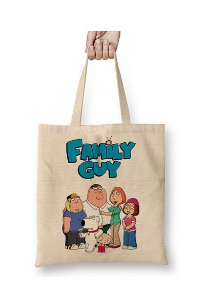 Baskı Dükkanı Family Guy Stewie 01 υφασμάτινη τσάντα με μακριά λαβή