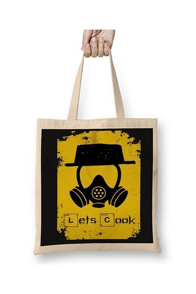 Baskı Dükkanı Breaking Bad υφασμάτινη τσάντα με μακριά λαβή