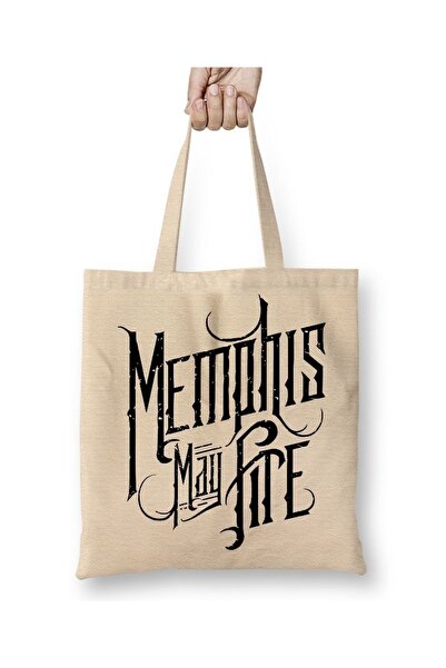 Baskı Dükkanı Memphis May Fire Cloth Torba Dugačka Sa ručkom