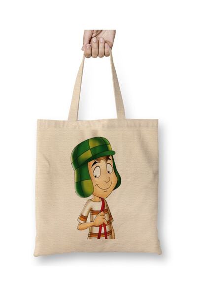 Baskı Dükkanı Chaves Bez Сумка з довгими ручками