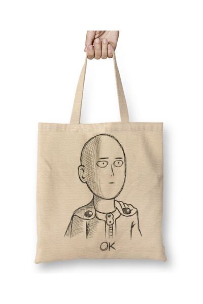 Baskı Dükkanı One Punch Man Arrow Tkanina Torba Duga Sa ručkom