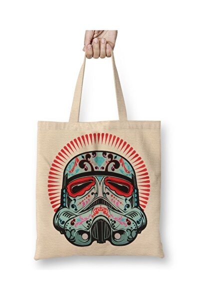 Baskı Dükkanı Star Wars sveža tkanina za crtanje Torba duga Sa ručkom
