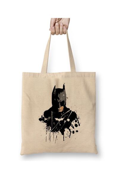 Baskı Dükkanı Τσάντα υφασμάτινη Batman 2 με μακριά λαβή