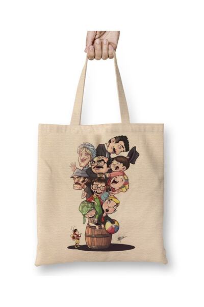 Baskı Dükkanı Chaves Bez Сумка з довгими ручками