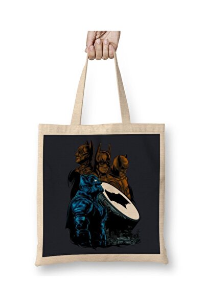 Baskı Dükkanı Τσάντα υφασμάτινη Batman 01 με μακριά λαβή