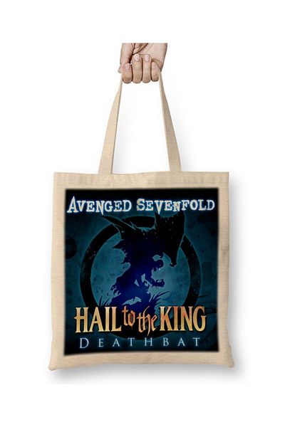 Baskı Dükkanı Υφασμάτινη τσάντα Avenged Sevenfold με μακριά λαβή