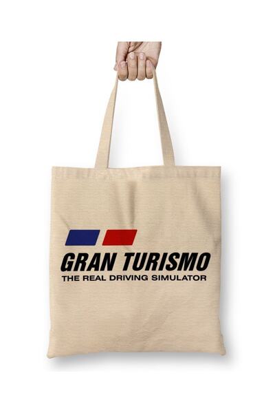 Baskı Dükkanı Gran Turismo tkanina Torba duga Sa ručkom