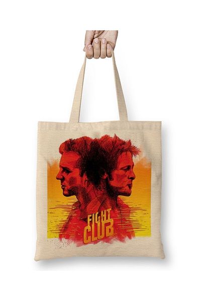 Baskı Dükkanı Υφασμάτινη τσάντα Fight Club με μακριά λαβή