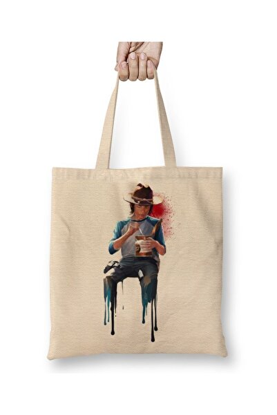 Baskı Dükkanı The Walking Dead tkanina Torba duga Sa ručkom