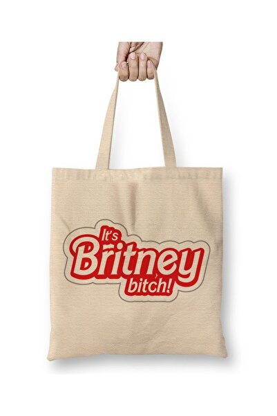 Baskı Dükkanı Britney pelena Torba duga Sa ručkom