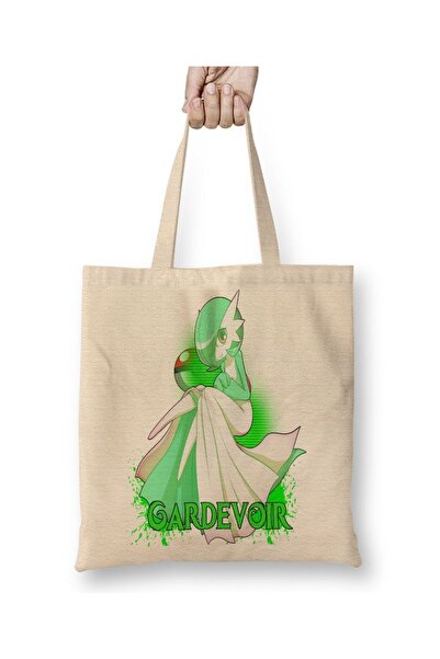 Baskı Dükkanı Pokemon Gardevoir tkanina Torba duga Sa ručkom