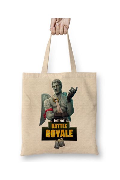 Baskı Dükkanı Υφασμάτινη τσάντα Amor Patrulheiro Fortnite Battle Royale με μακριά λαβή