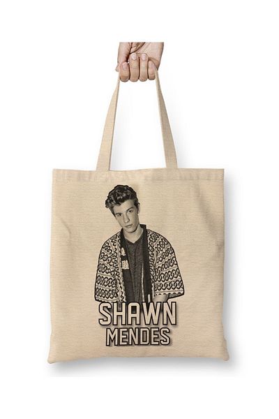 Baskı Dükkanı Shawn Mendes υφασμάτινη τσάντα με μακριά λαβή