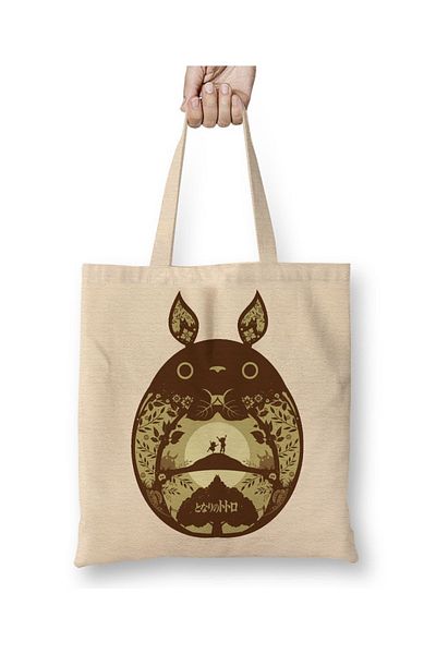 Baskı Dükkanı Geantă Totoro One Piece Death Note Tokyo Ghoul Kaneki cu mâner lung
