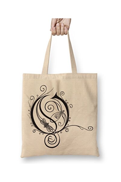 Baskı Dükkanı Opeth logo tkanina Torba dugačka Sa ručkom