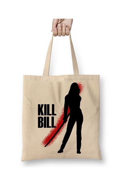 Baskı Dükkanı Geantă din pânză Kill Bill cu mâner lung