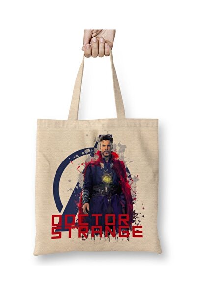 Baskı Dükkanı Avengers Doctor Strange tkanina Torba duga Sa ručkom