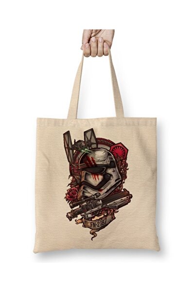 Baskı Dükkanı Prvi red Star Wars tkanina Torba duga Sa ručkom
