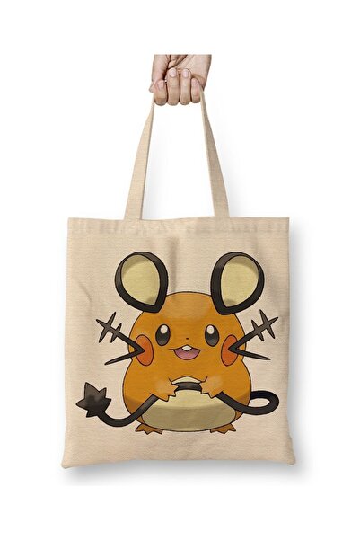 Baskı Dükkanı Pokemon Go Pikachu Dedenne Tkanina Torba Duga Sa ručkom