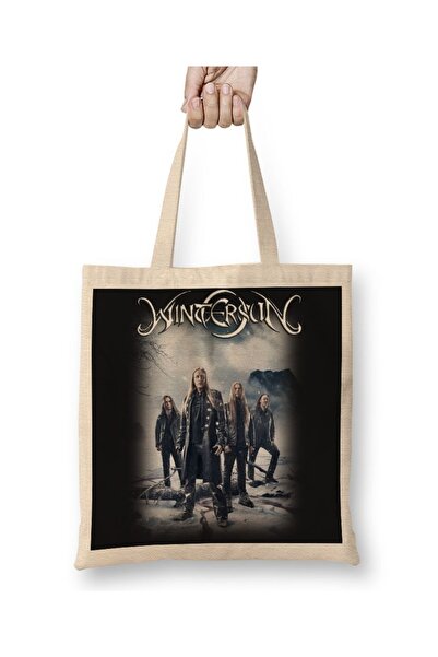 Baskı Dükkanı Wintersun tkanina Torba duga Sa ručkom