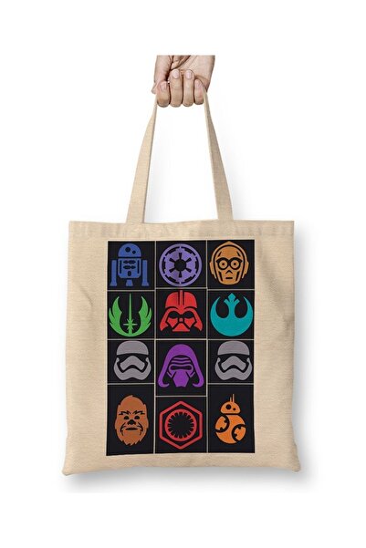 Baskı Dükkanı Star Wars tkanina Torba duga Sa ručkom