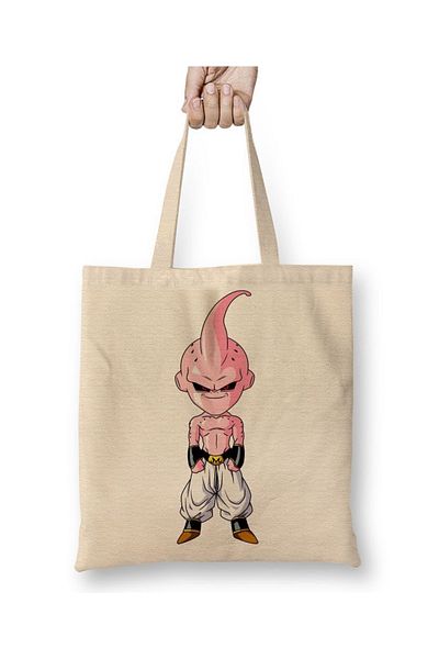 Baskı Dükkanı Υφασμάτινη τσάντα Majin Buu με μακριά λαβή