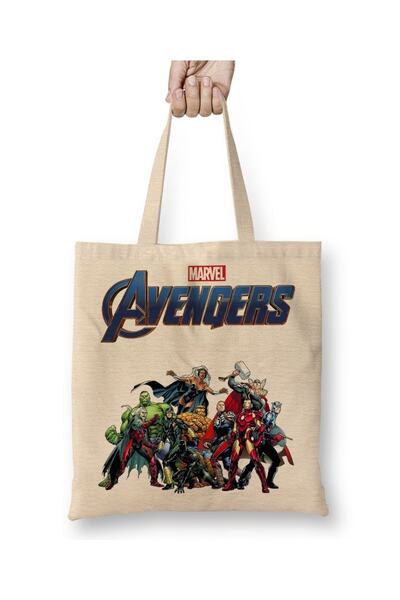 Baskı Dükkanı Marvel Avengers 08 Tkanina Torba Duga Sa ručkom