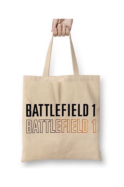Baskı Dükkanı Battlefield 1 υφασμάτινη τσάντα με μακριά λαβή