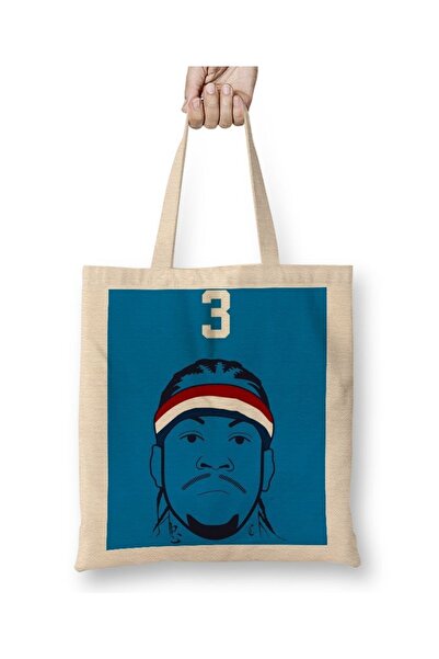 Baskı Dükkanı Allen Iverson tkanina Torba duga Sa ručkom