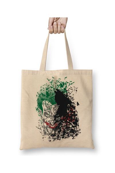 Baskı Dükkanı Τσάντα χειρός Batman Joker με μακριά λαβή