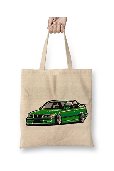 Baskı Dükkanı BMW Stanced Out E36 Tkanina Torba Duga Sa ručkom