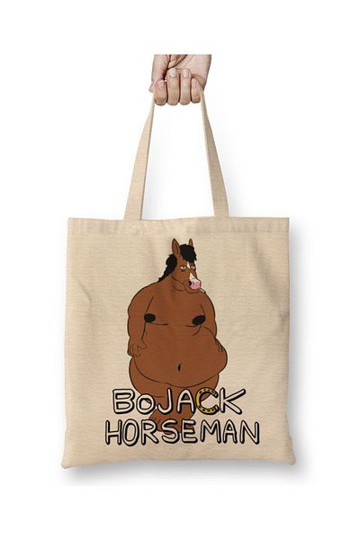 Baskı Dükkanı Bojack Horseman 07 υφασμάτινη τσάντα με μακριά λαβή