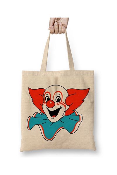 Baskı Dükkanı Clown Clown υφασμάτινη τσάντα με μακριά λαβή