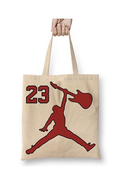 Baskı Dükkanı Air Guitar Guitar Cloth Bag Long Handle