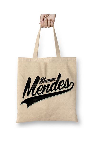 Baskı Dükkanı Shawn Mendes υφασμάτινη τσάντα με μακριά λαβή