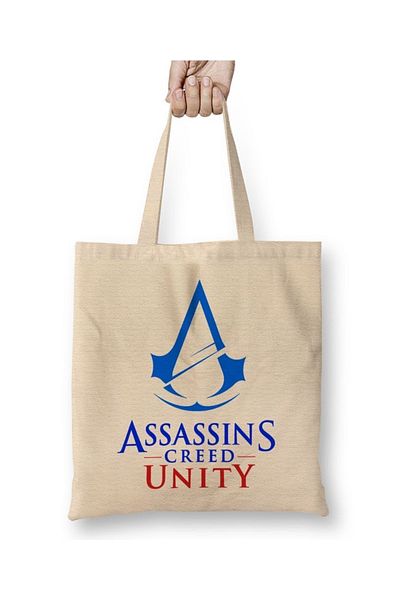 Baskı Dükkanı Υφασμάτινη τσάντα Unity με μακριά λαβή